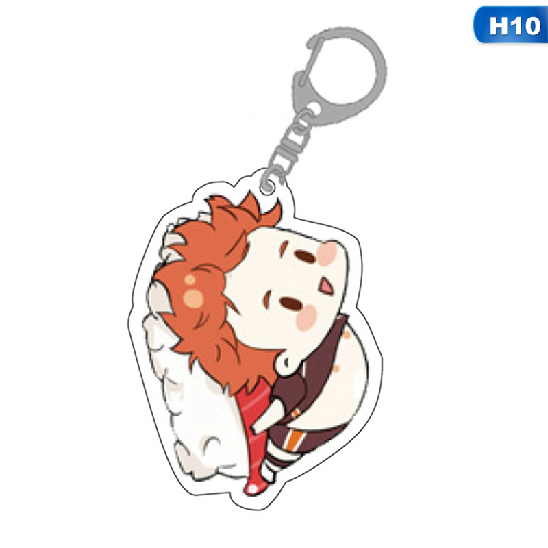 Haikyuu Acrylic Keychain Keyring Cosplay Anime Exquisite Keychain 
