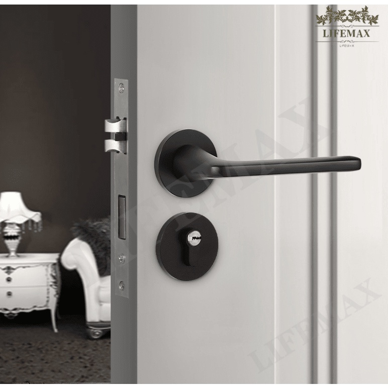 [SG Seller]Minimalist Black Door Lock / Bedroom Door Lock / Door Lock ...