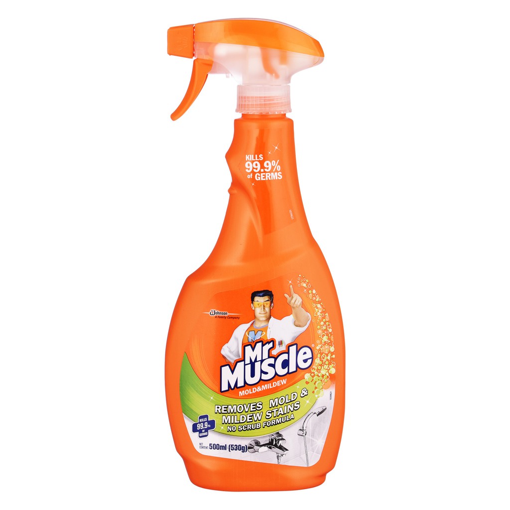Mr Muscle Mold & Mildew Foaming Bleach Spray 500ml Shopee Singapore