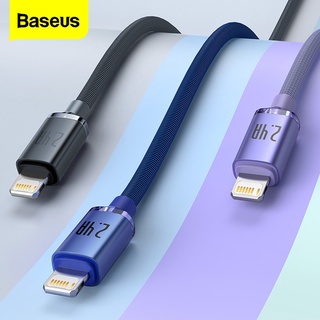 Baseus USB Cable To iPhone 2.4A Fast Charging Mobile Phone Cable for iPad Pro Charger Data Wire Cord  iPhone 13 pro