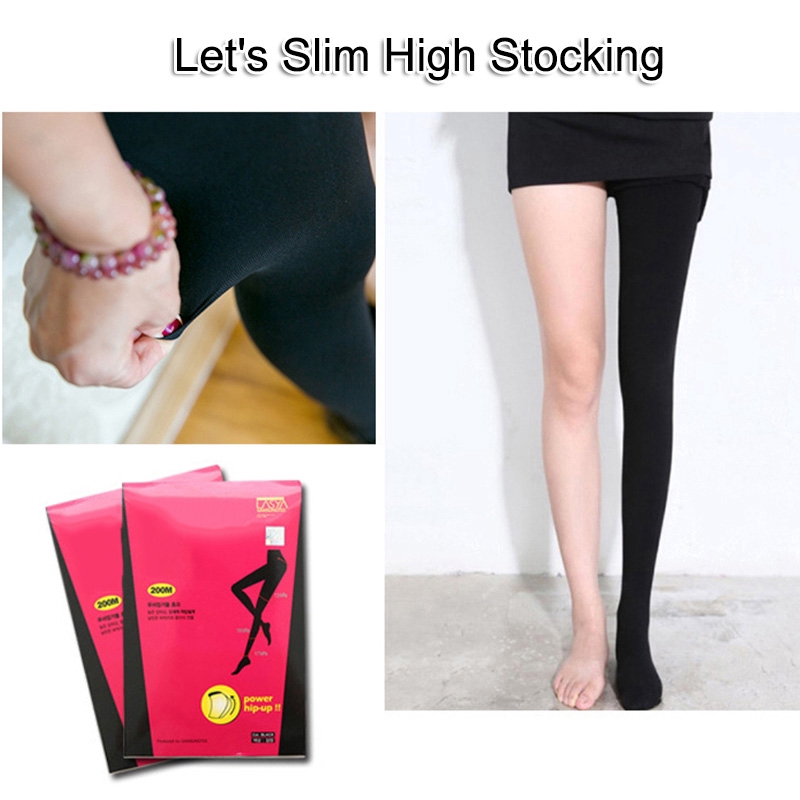 Japanese Let's Slim Most popular High Stockings / Women 200M Power ...