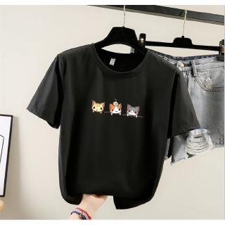 Korean Fashion Women T Shirt Plus  Size  Murah  Summer Baju  