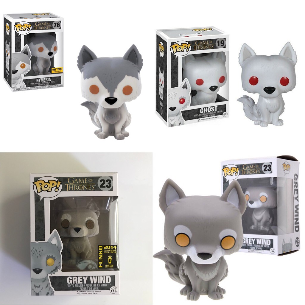 Funko Pop Game Of Thrones 8 Vinyl Action Figure Grey Wind Ghost