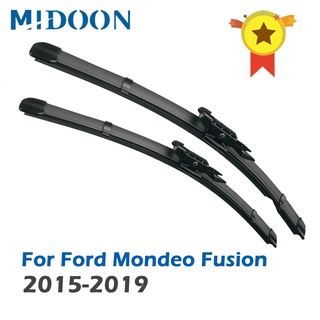 New arrival MIDOON Wiper RHD & LHD Front Wiper Blades For Ford Mondeo Fusion 2015 - 2019 Windshield Windscreen Front Window 28”+28”