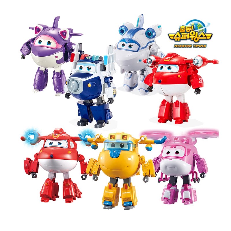 Super Wings Season4 Super Power Transforming Robot Toy 5