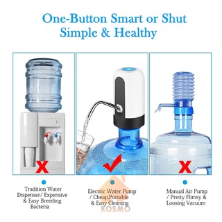 [SG] Electric Automatic Water Dispenser Pump Smart Rechargeable USB Charging Automatic Drinking Water Bottle Pump #6