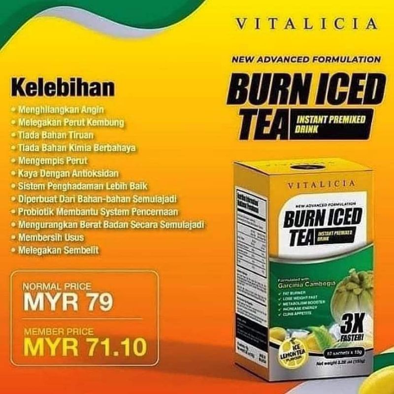 Free Pos Burn Iced Tea Bit Avenys 10sachets Orange Juice Detox Ojd Original Dri Hq Shopee Singapore