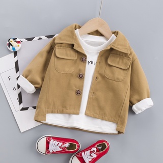 New Spring Autumn Fashion Baby Clothes Boys Girls Cotton Printe Coat Causal Jacket Infant Kids Top Outwear 0-5 Year #0