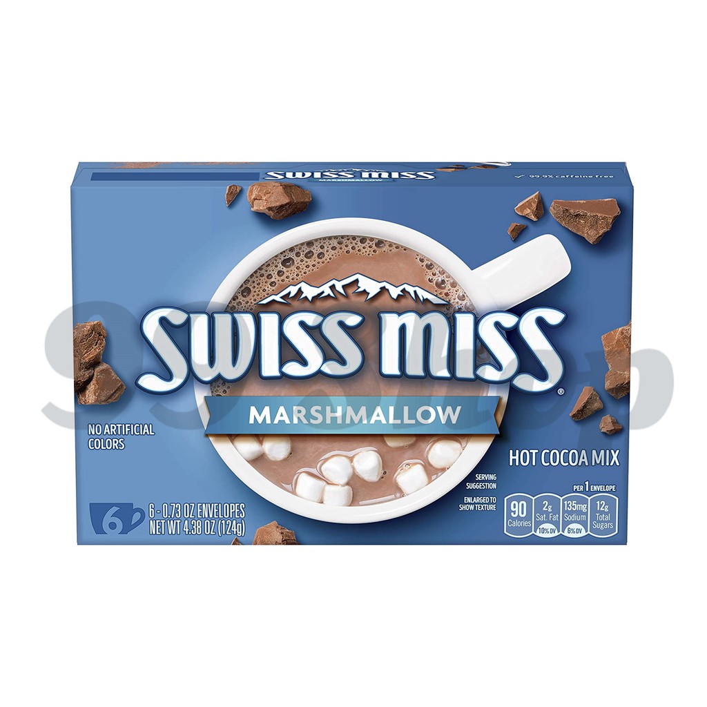 Swiss Miss Unicorn Marshmallows Hot Cocoa Mix, 1.38 oz. 6-Count (Pack of 8)