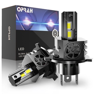 【2PCS】Oprah New Upgrade 20000Lm Car H4 LED Headlight Bulbs H7 9005 9006 Lights Canbus For Car Accessories Fog Lamp 140W 3570 Chip 6000K White with Fan