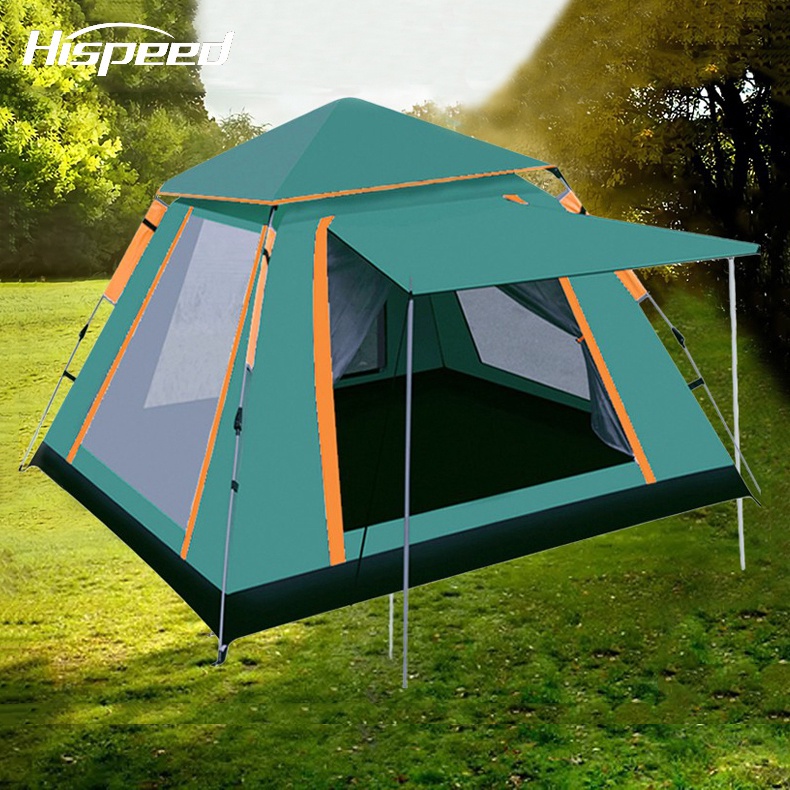 Ready Stock Quartet Camping Tent Automatic Pops Up 4 6 Person Outdoor Tent Waterproof Double Layer 帐篷 Shopee Singapore