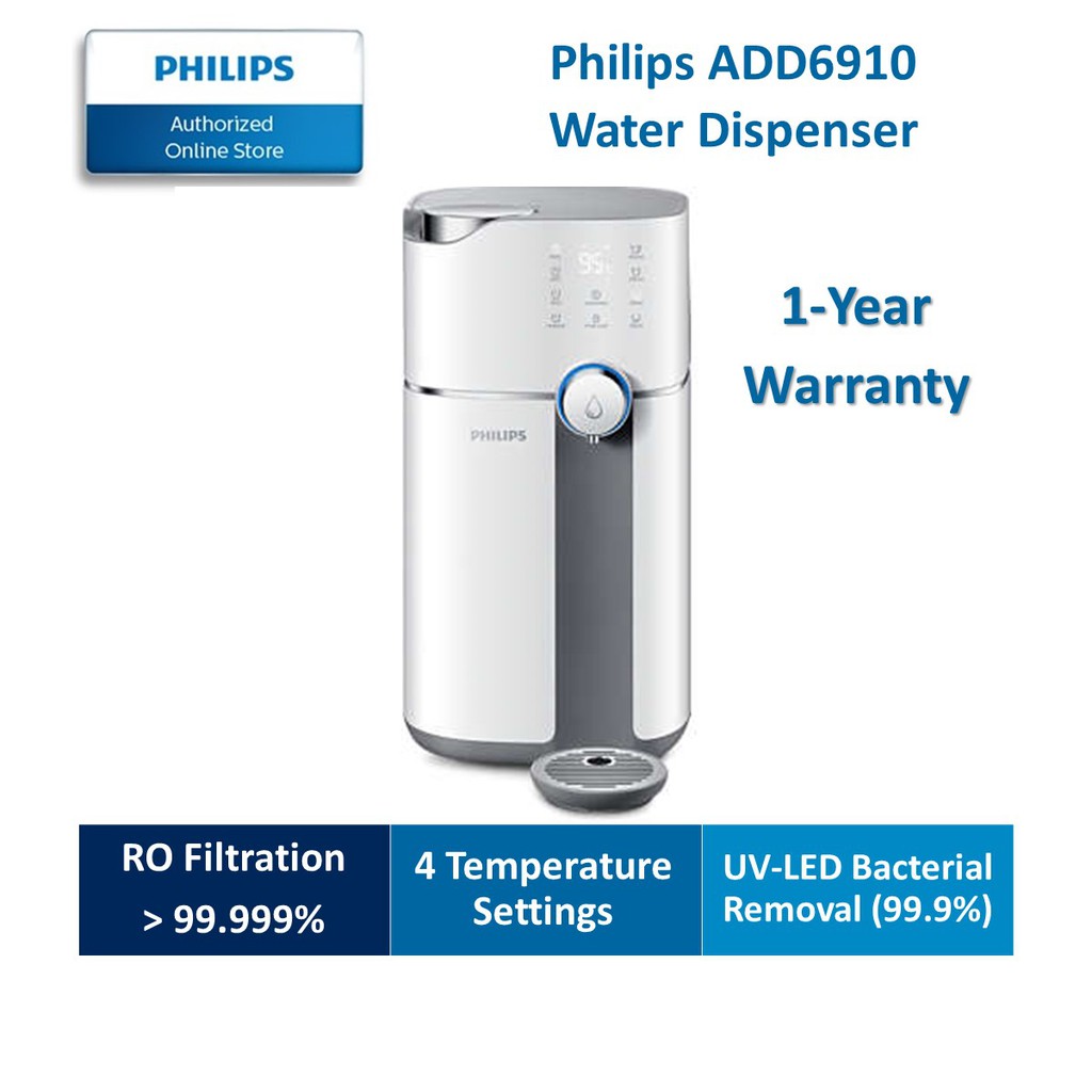 Philips ADD6910 RO Dispenser / UVLED removes 99.9 of bacteria / RO