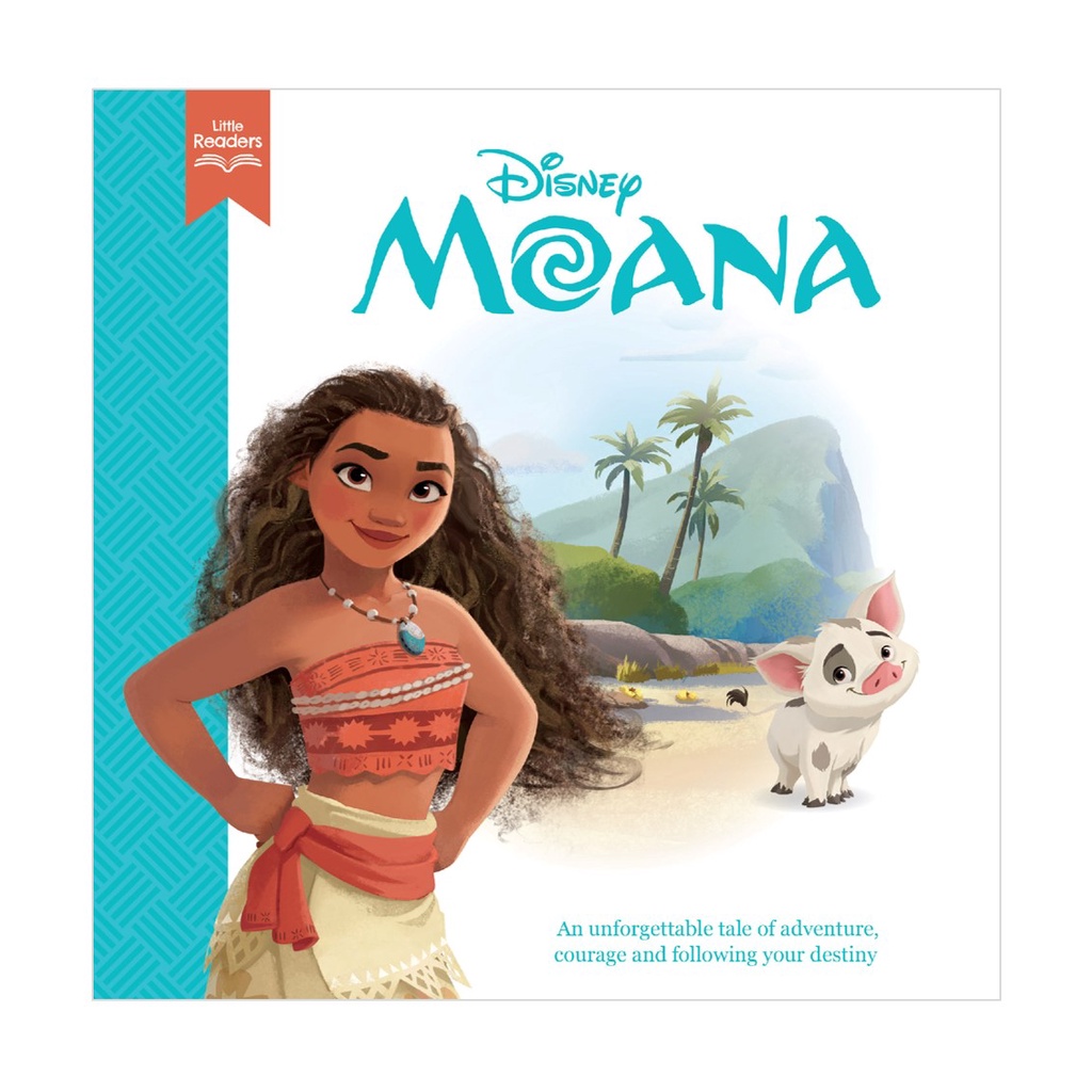 Disney Princess Moana Little Readers Hardcover Storybook With 28 Pages ...