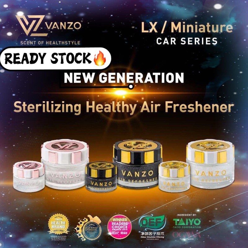 Vanzo Car Air Freshener Car Perfume 100 Original Japan Minyak Wangi Venjo Venzo Malaysia汽车 家用香水 Shopee Singapore