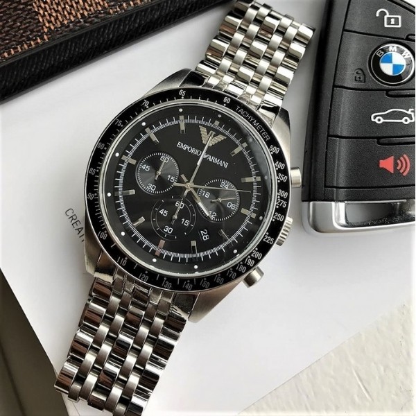 SG* Emporio Armani AR5988 Sportivo Chronograph Tachymeter Mens Watch |  Shopee Singapore