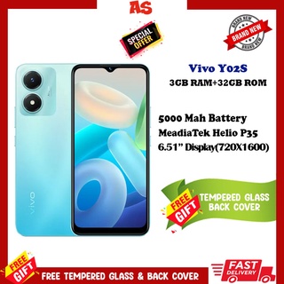 VIVO Y02S (3GB/32GB) 5000mah Battery / 2 Years VIVO Warranty