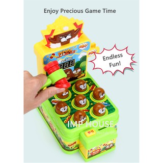 IMP HOUSE Whac-A-Mole Game With Two Hammers Family Game Kids Toys Interactive Toy #1