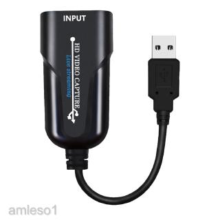[AMLESO1] Mini HDMI to USB 3.0 Video Capture Card HD Grabber for Game Video Live Streaming
