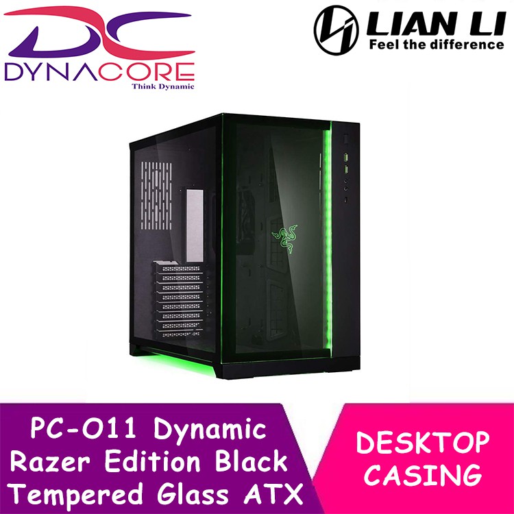 Lian Li Pc O11 Dynamic Razer Edition Mid Tower Case Shopee Singapore