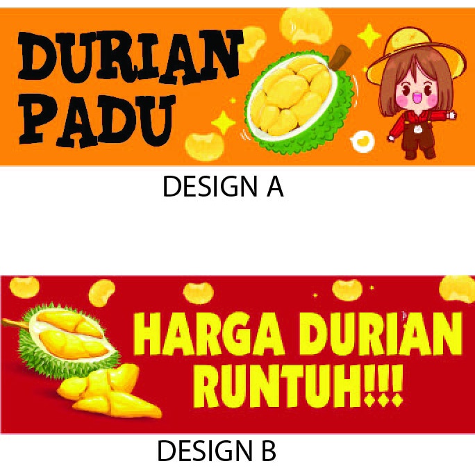 Banner Durian Musang King Durian Campung Banner Durian D24 Shopee Singapore