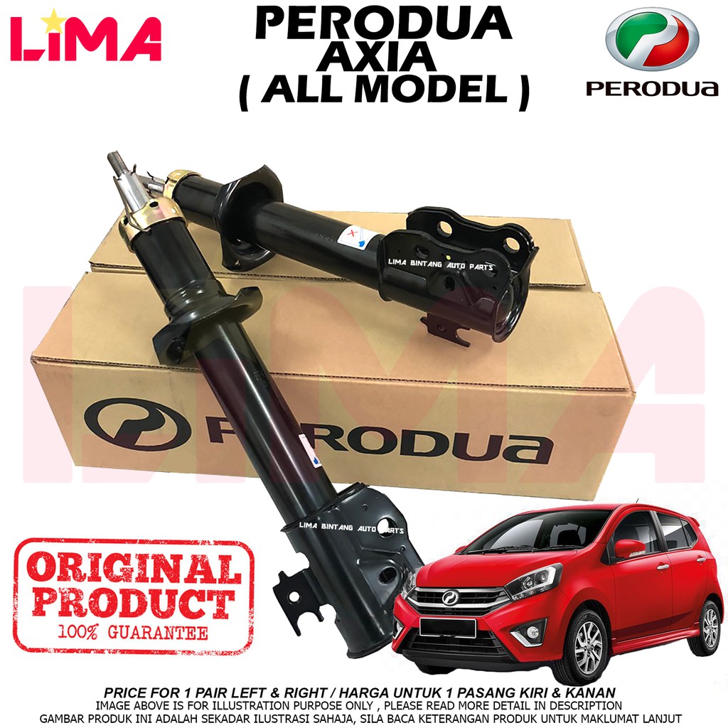 Perodua Axia Front Shock Absorber 1set Original Shopee Singapore