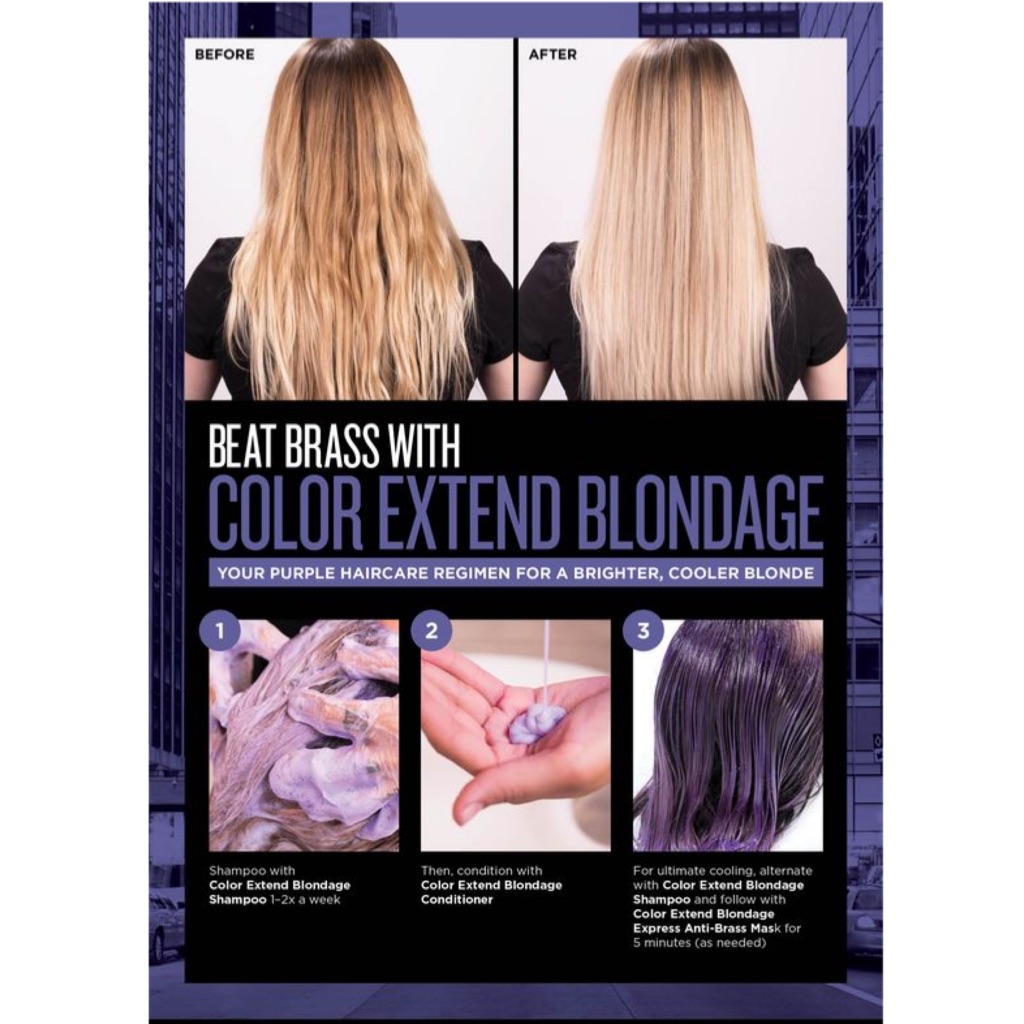 Redken Color Extend Blondage Toning Shampoo Conditioner Shopee Singapore