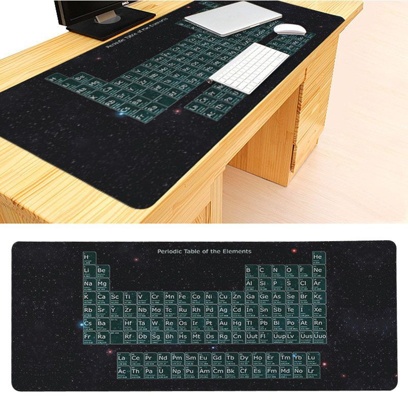 Periodic Table Of Elements Keyboard Size 300x700x2mm 300x900x2mm Mousepad