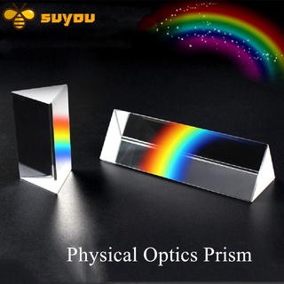 K9 Optical Right Angle Reflecting Triangular Prism Fr Teaching Light Spectrum 