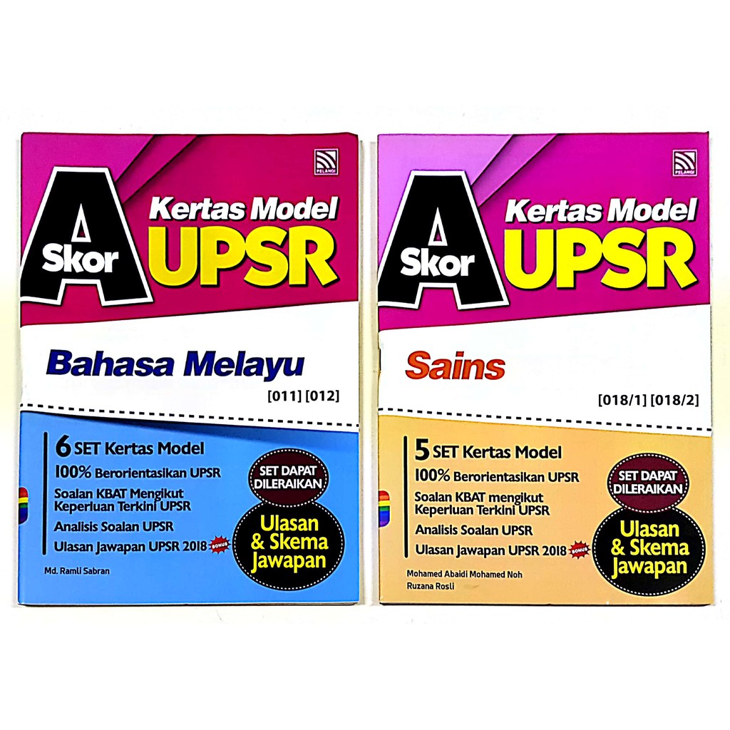 Shop Malaysia Score A Model Paper Upsr Rainbow Ready Stock I Shopee Singapore