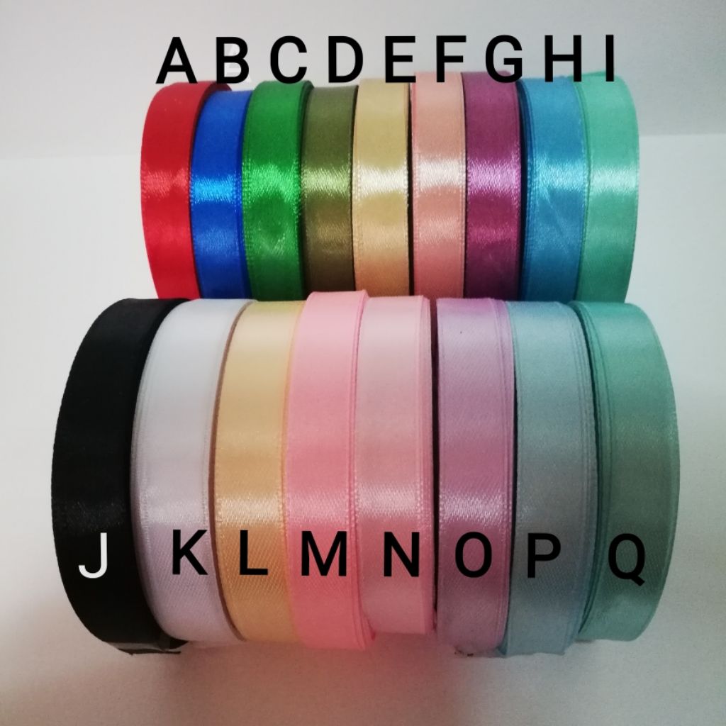 Satin ribbon 1cm 20m | Shopee Singapore