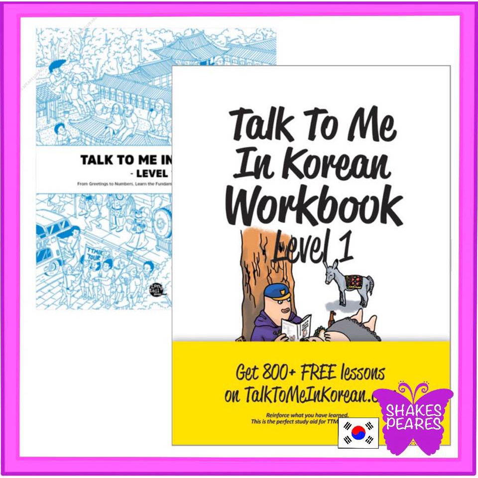 Talk To Me In Korean Level1 Korea Talk To Me In Korean Level1 Korean Learning Book Ttmik Shopee Singapore