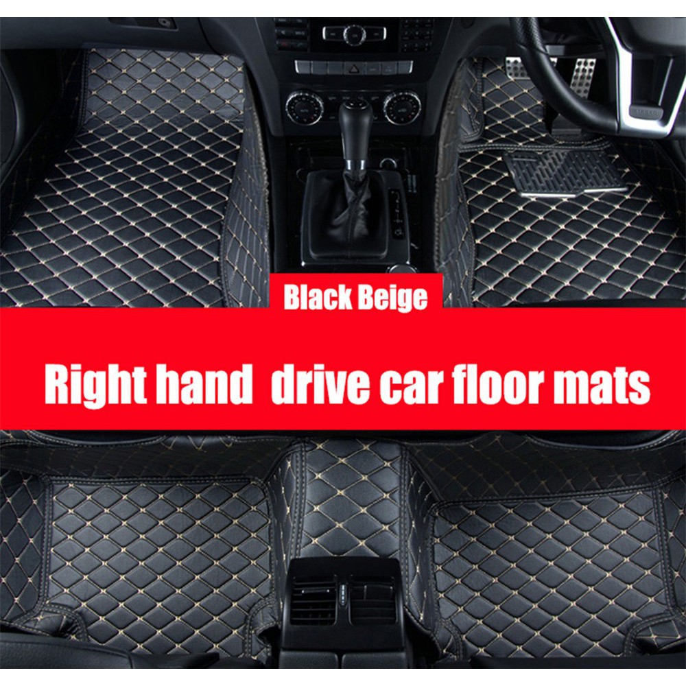 Leather Car Floor Mats Carpet For Hyundai Accent Verna Azer