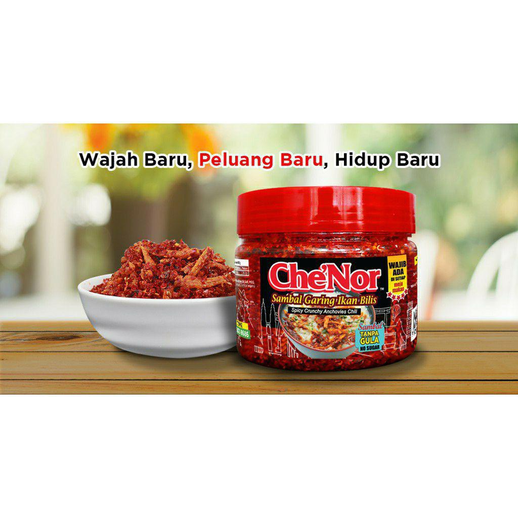 New Packaging 100 Original Sambal Garing Che Nor Extra Ikan Bilis Spicy Free Mystery Che Nor Chenor 160gram Shopee Singapore