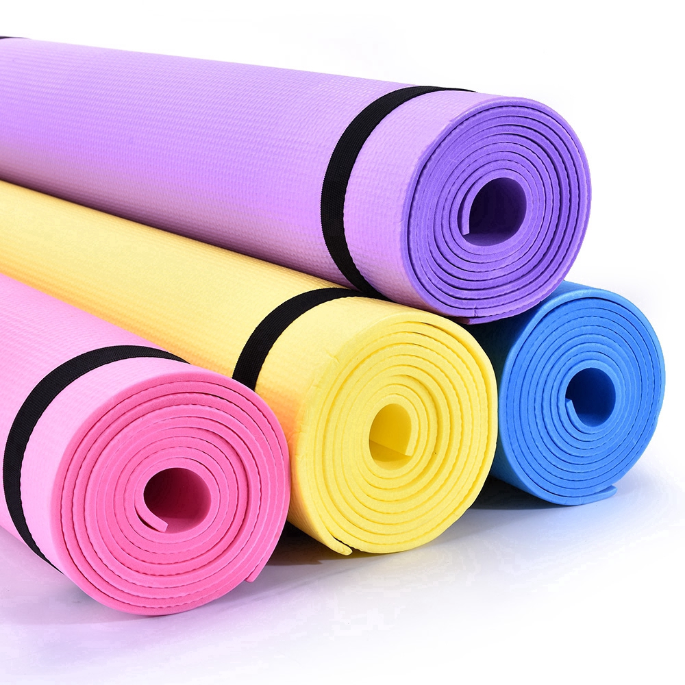 Yoga Mat Gym Fitness Exercise Eco Friendly Foam Non-Slip Pilates Physio ...