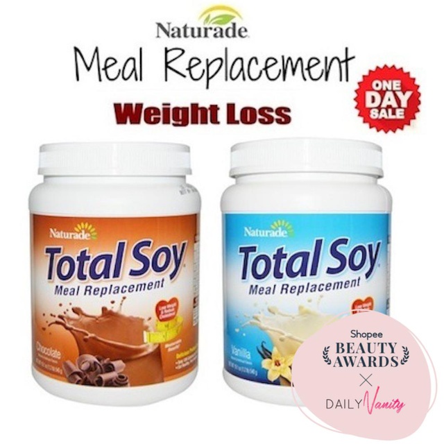 NATURADE Total Soy, Delicious Weight Loss Protein Shake MEAL, REPLACEMENT, 540g Shopee Singapore