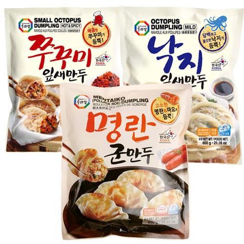 Korea Dumplings Octopus Pollack roe dumpling korean Frozen Health Food SINGSINGMART Shopee
