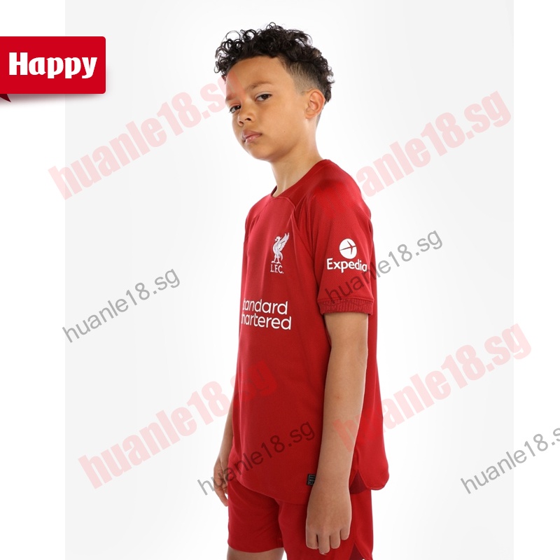 Liverpool FC 2021/22 Stadium Home Big Kids' Soccer Jersey.