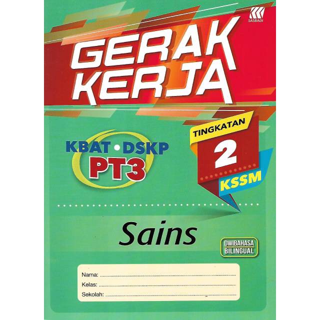 Gerak Kerja Kssm Sains Tingkatan 2 Shopee Singapore