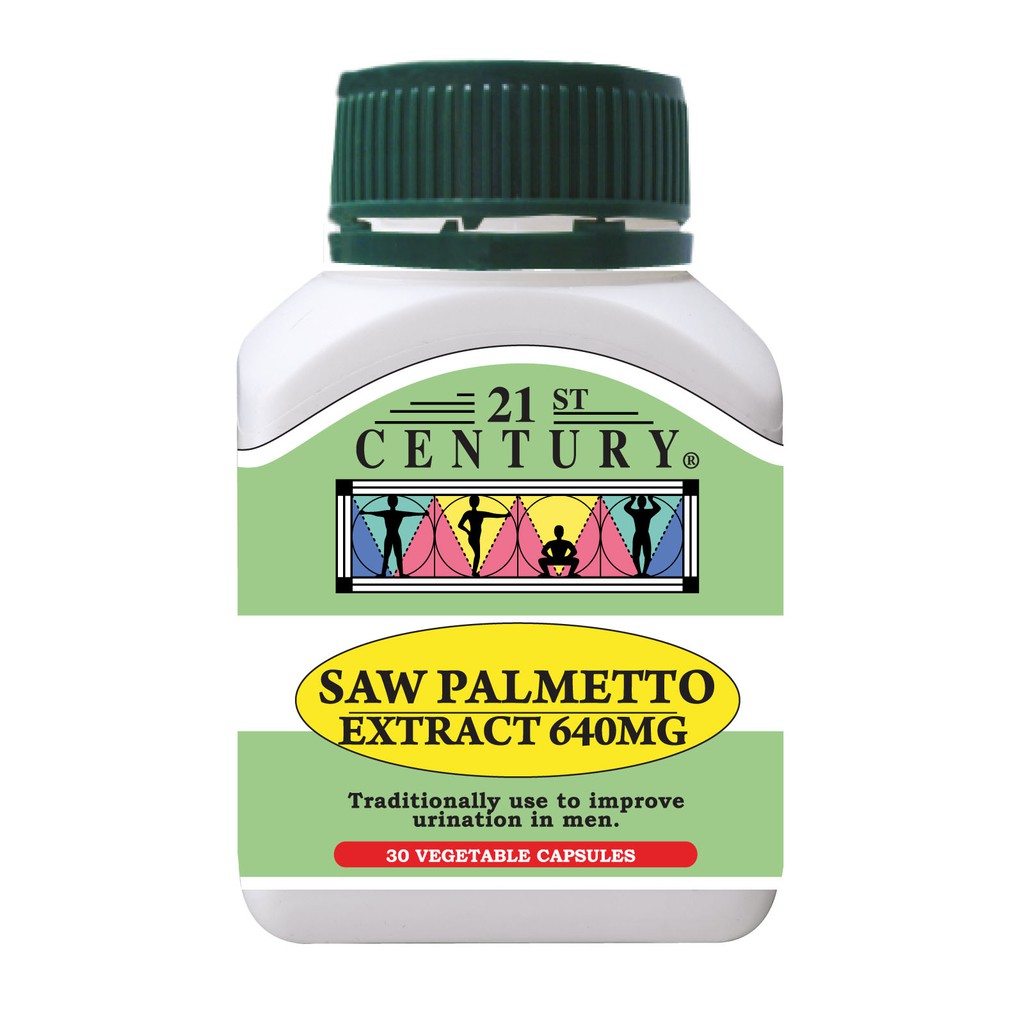 21st Century Saw Palmetto Extract 640Mg Per Capsule, 30 Capsules