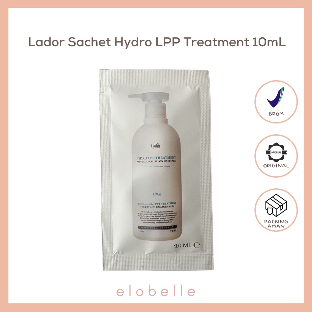 Lador Sachet Hydro LPP Treatment 10mL (Conditioner Lador Hydro LPP ...