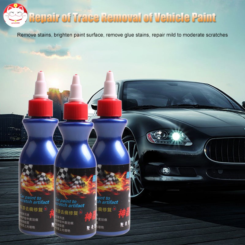 Gt Car Artifact Light Scratch Repair Wax Universal Auto Car Paint Dent Care Pen Polishing Repair Agents Shopee Singapore