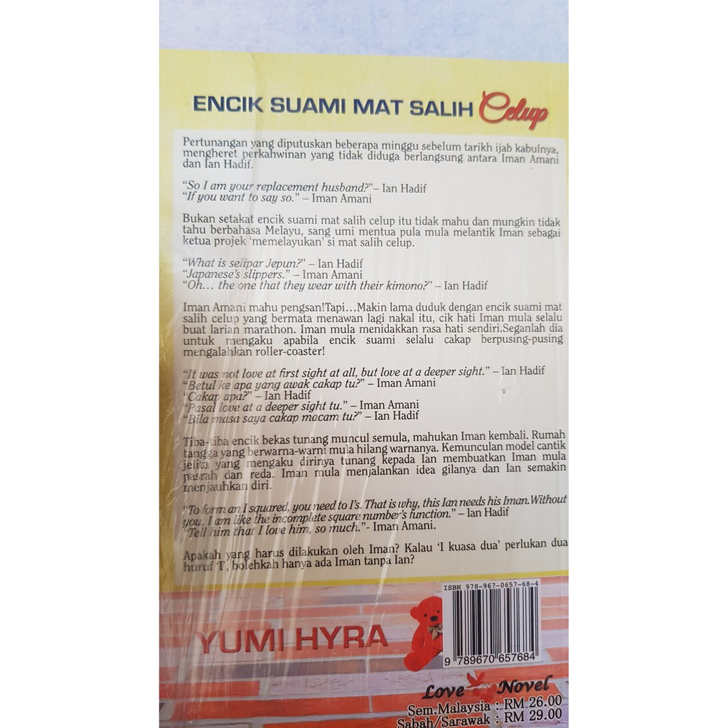 Encik Suami Mat Salih Celup by Yumi Hyra  Shopee Singapore