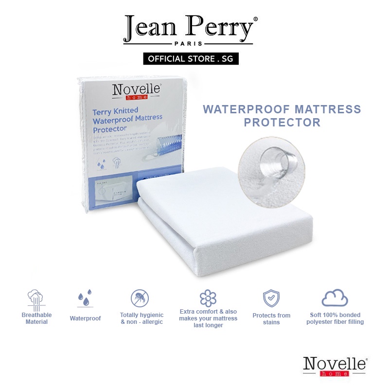 Novelle Waterproof Elastic Straps Mattress Protector I Waterproof