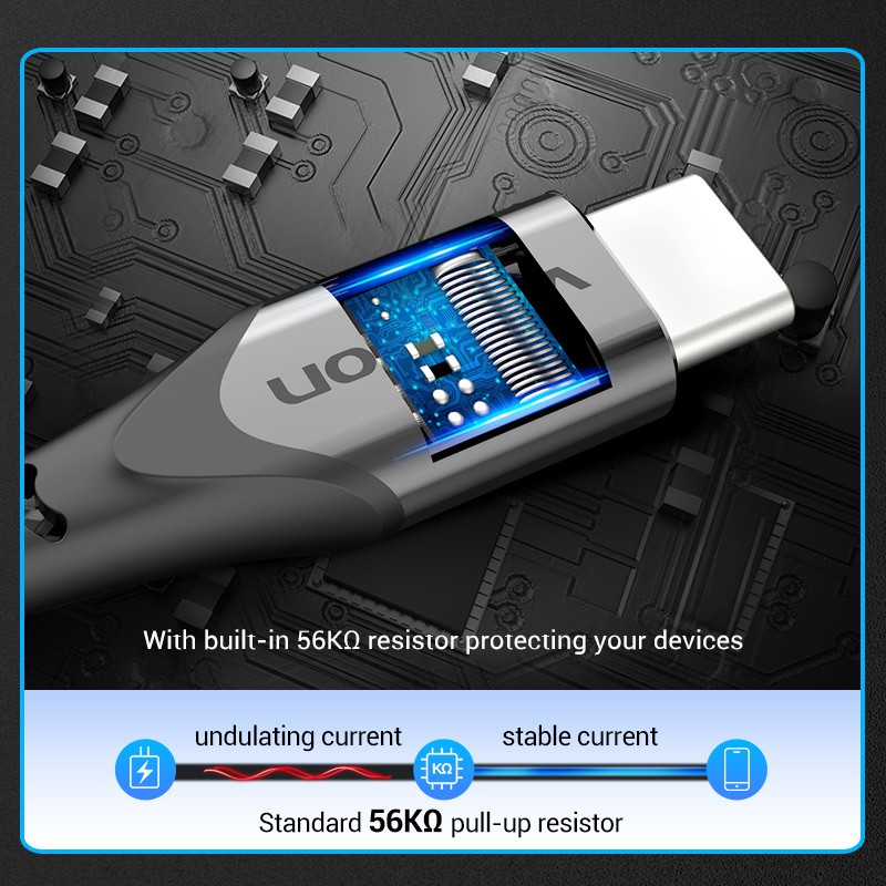 Vention USB C Cable Type C Cable Fast Charging 3A Type-C Cable Data Charging Cable