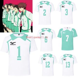Image of Anime Haikyuu Aoba Johsai High School Volleyball Club Cosplay Costume T-shirt Jersey