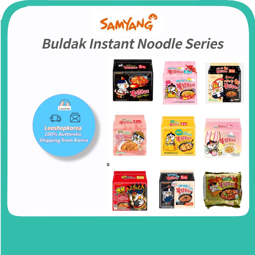 Samyang Buldak Korean Ramen Instant noodle Series Original/Lovelyhot