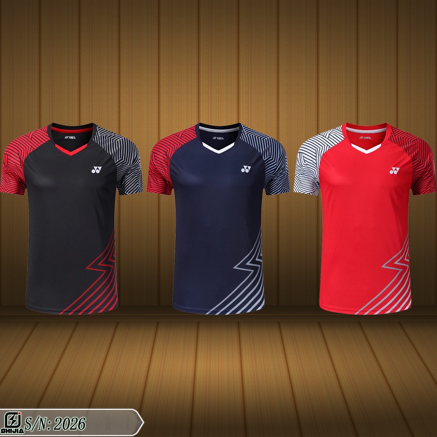 1 set YONEXX Quick-drying Breathable Badminton Suit Sudiman Cup T-shirt shorts 