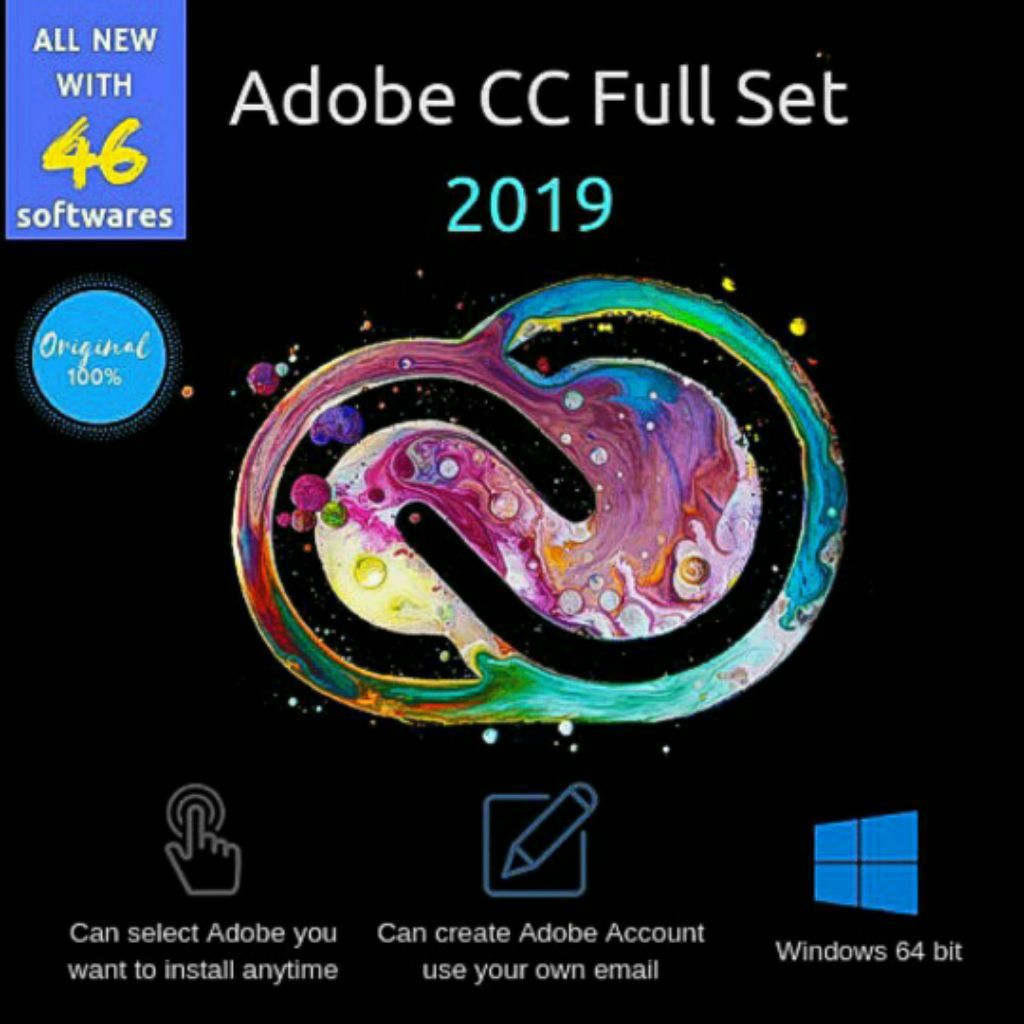 Genuine Adobe Cc 2019 Full Set For Pc 32 64 Bit And Mac Version