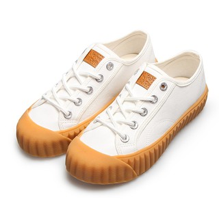 Image of Feiyue Xford Women's Biscuit Chinese Round Head Canvas Shoes College Solid Color Low Jk Wind Casual Shoes 8328