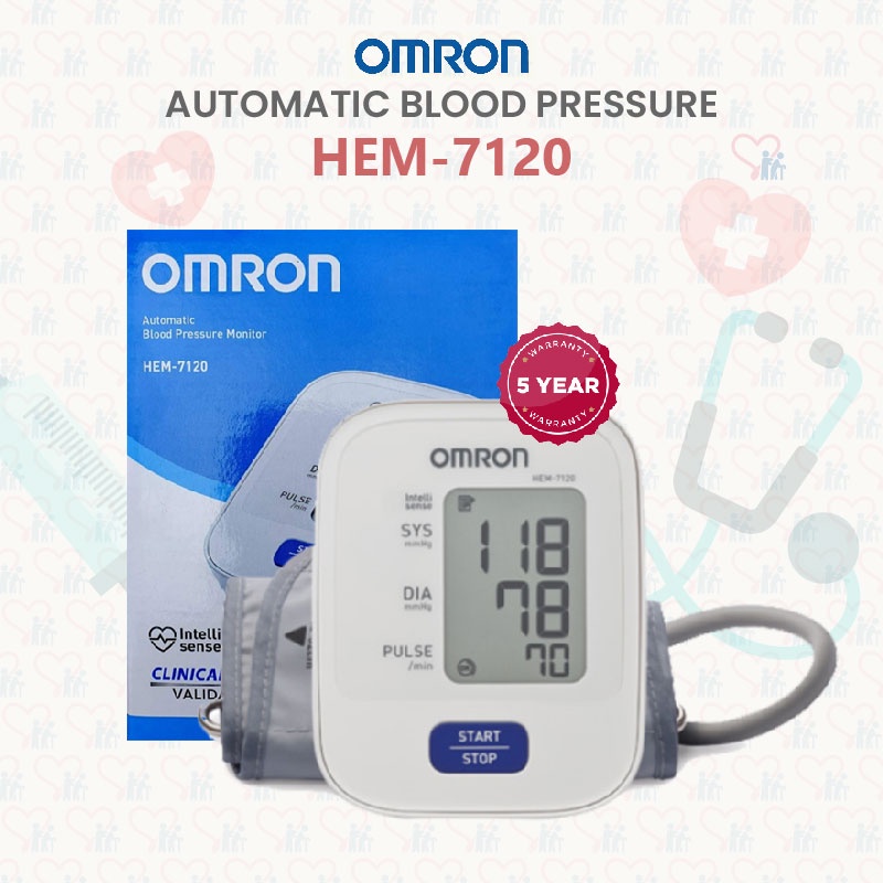 *SG Official Dealer* Omron Blood Pressure Monitor HEM 7120 BPM Monitors